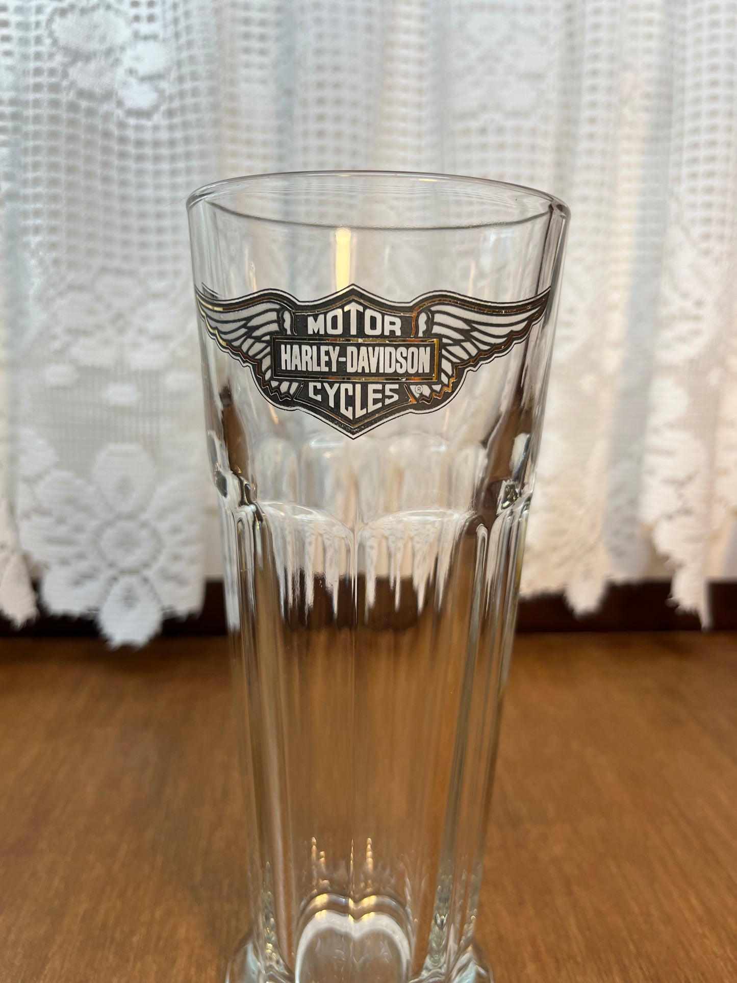 Glass Harley Davidson Cup