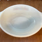 Vintage Milk Glass Fruit Harvest Anchor Hocking 1.5 QT Dish