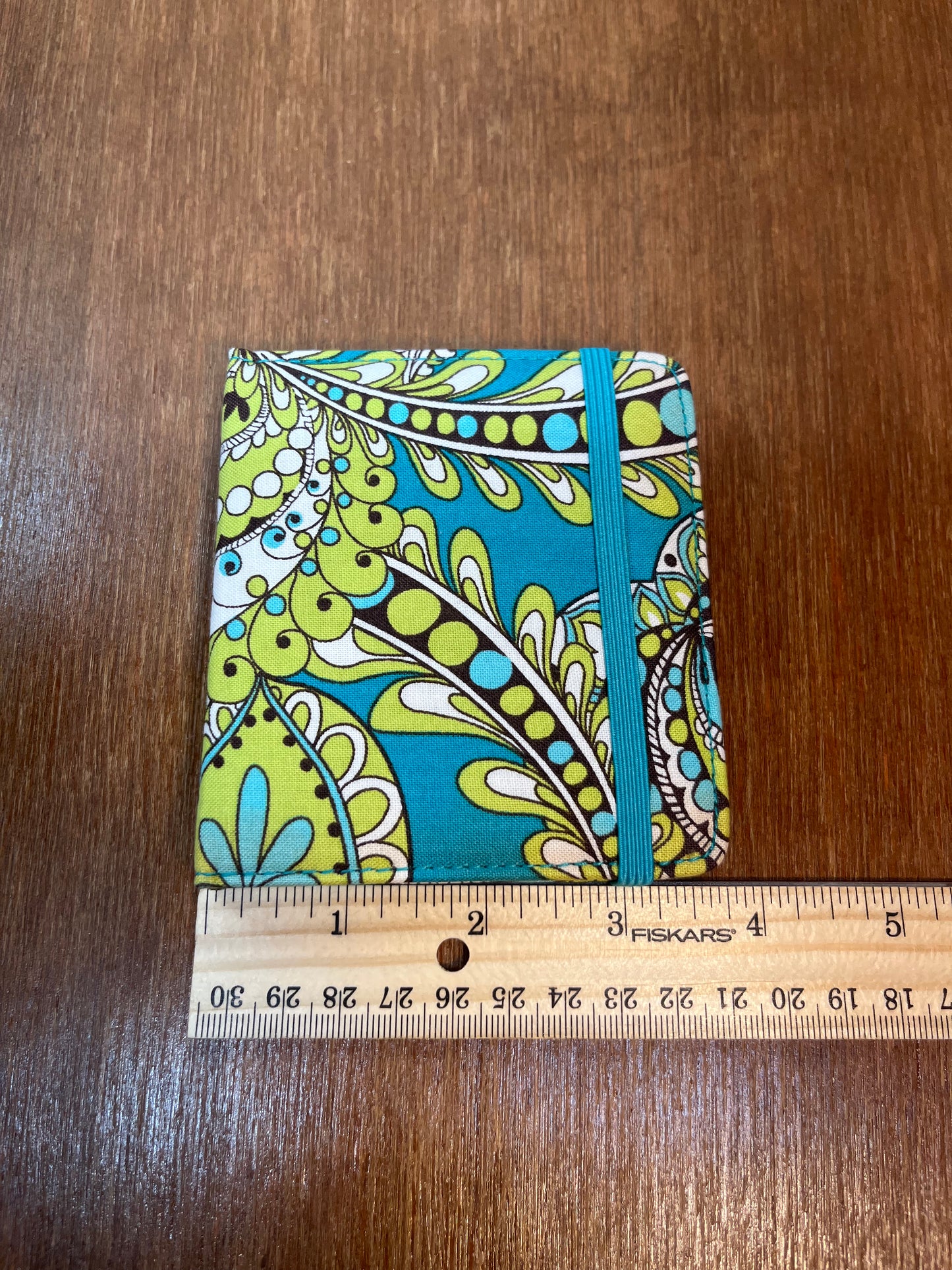 Small Green And Blue Vera Bradley Note Pad