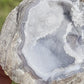 Natural Blue Mineral Crystal Filled Geode