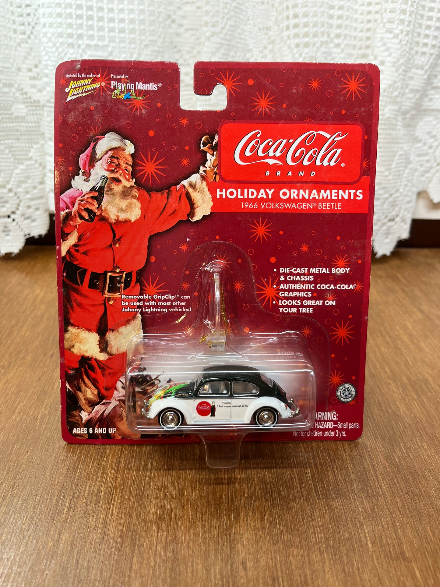 Johnny Lightning Coca Cola 1966 Volkswagen Beetle Ornament