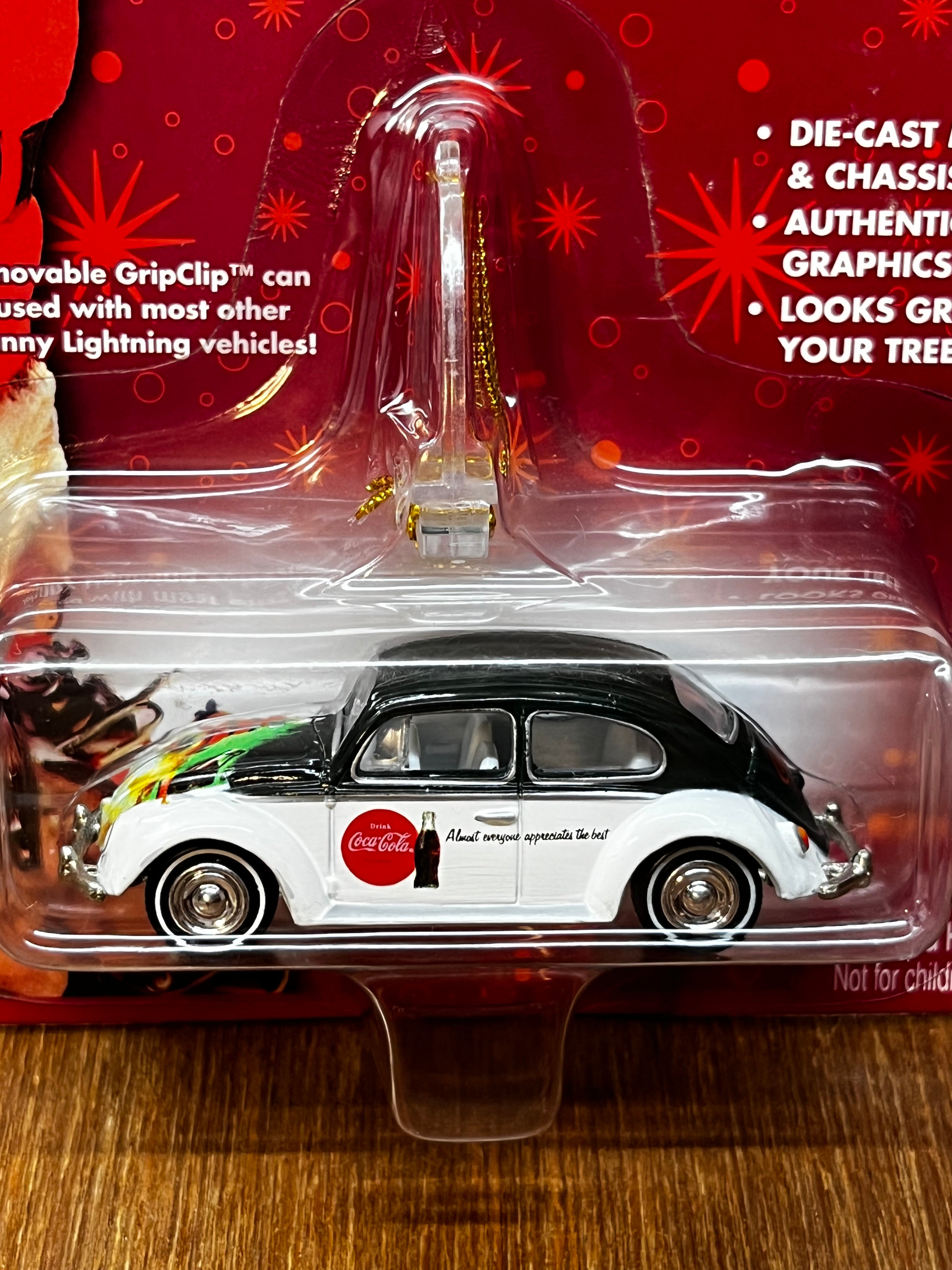 Johnny Lightning Coca Cola  Volkswagen Beetle Ornament