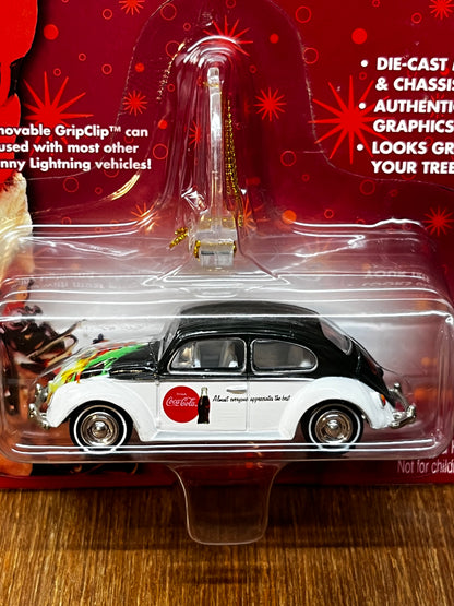 Johnny Lightning Coca Cola 1966 Volkswagen Beetle Ornament