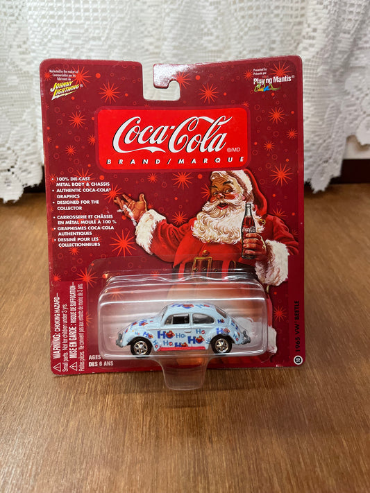 1965 Johnny Lightning Coca Cola Santa Volkswagen Beetle