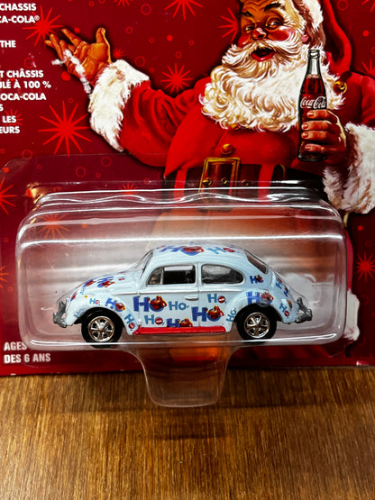 1965 Johnny Lightning Coca Cola Santa Volkswagen Beetle