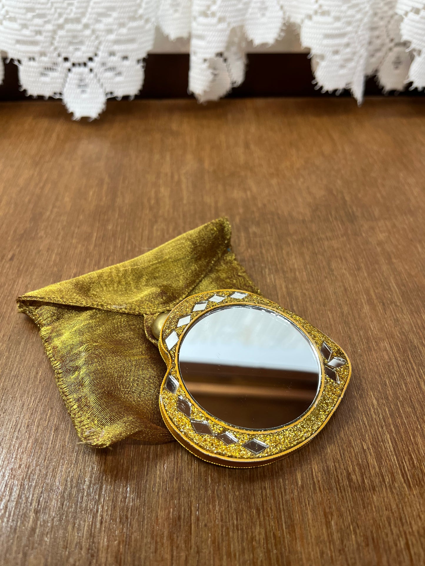 Small Vintage Heart Mirror