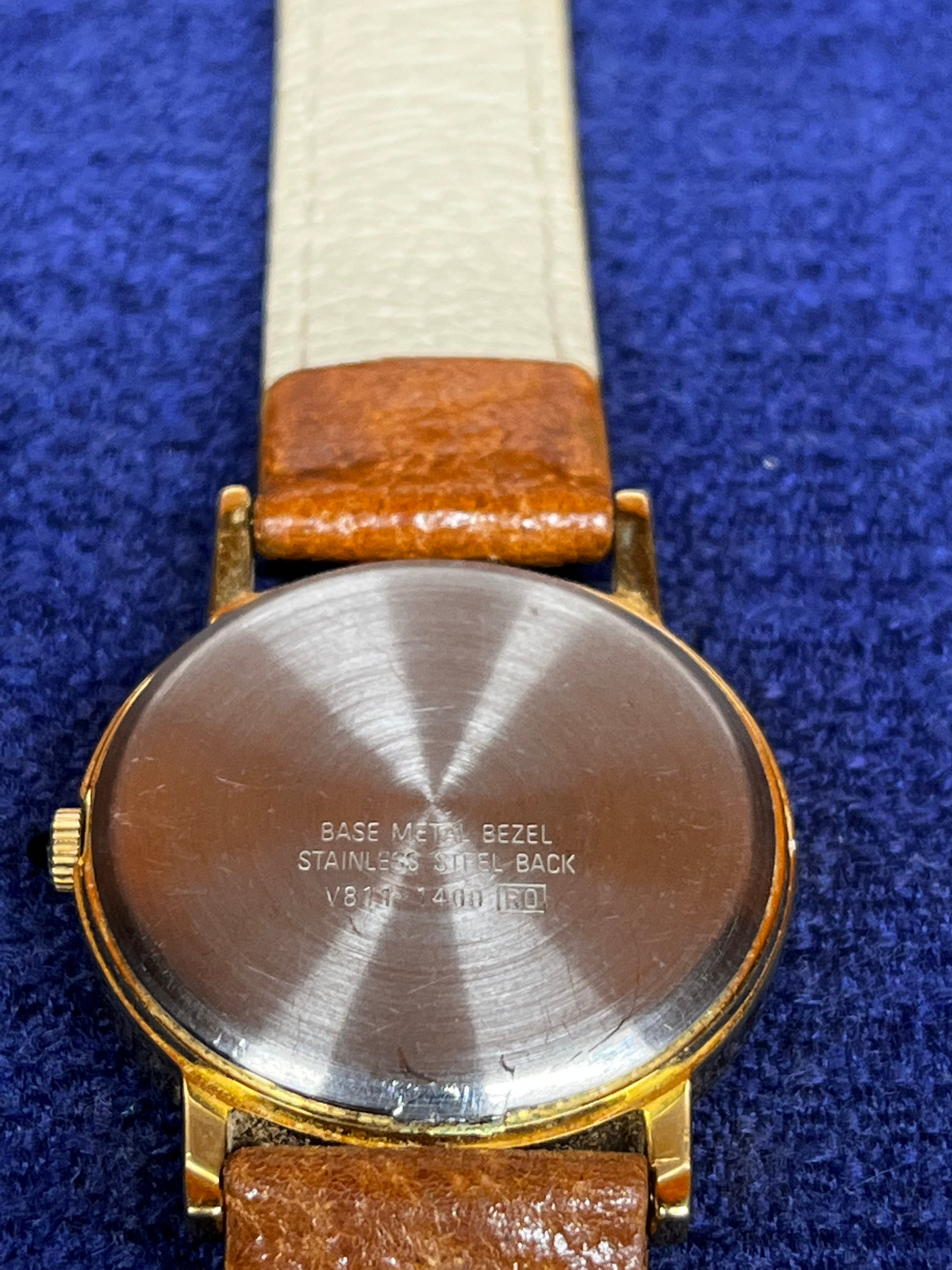 Vintage gold 2024 mickey mouse watch