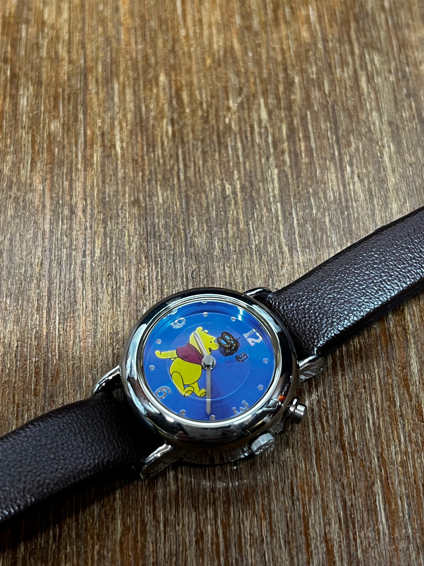 Vintage Disney Winnie the Pooh Butterfly Musical Watch