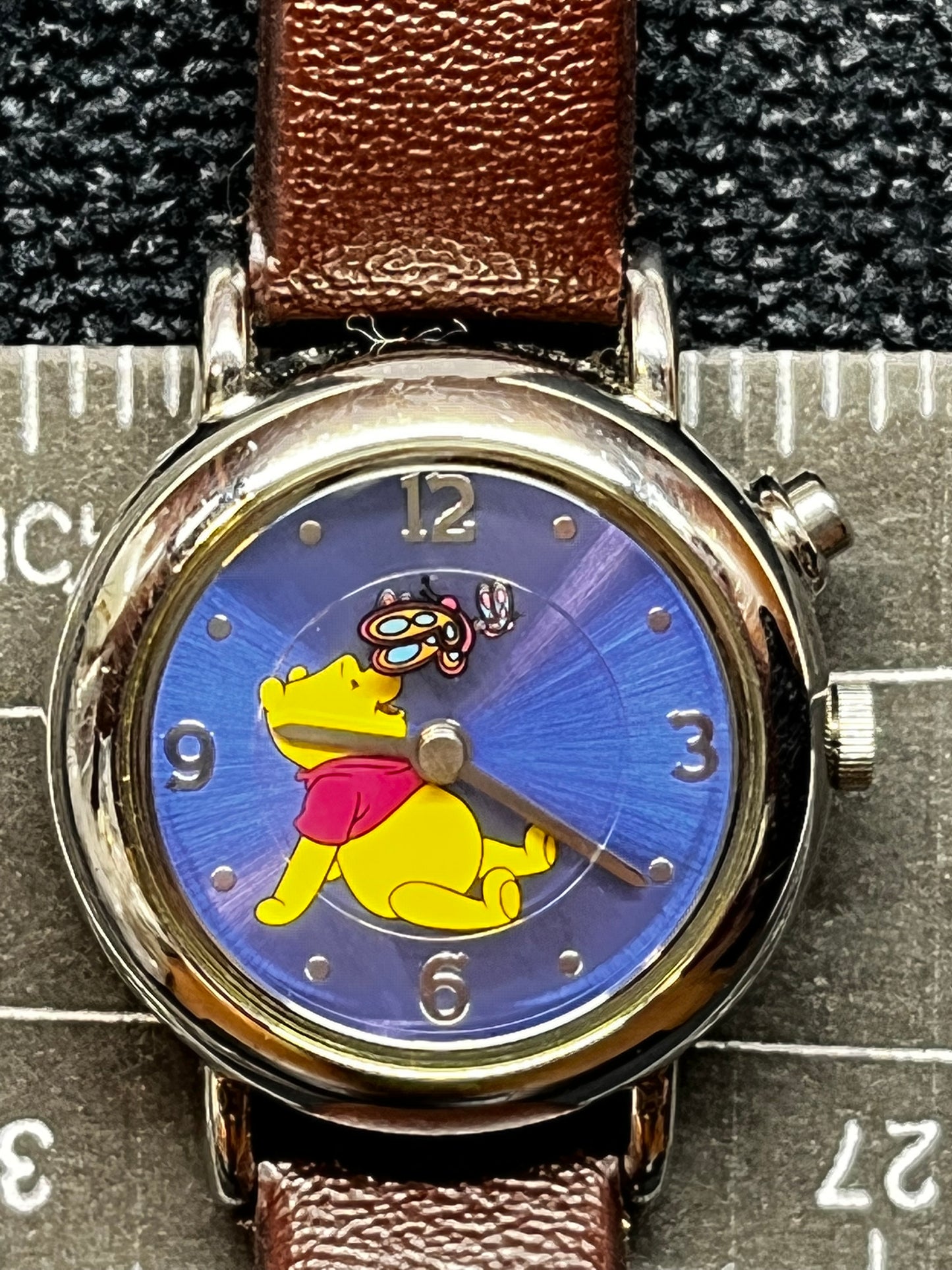 Vintage Disney Winnie the Pooh Butterfly Musical Watch