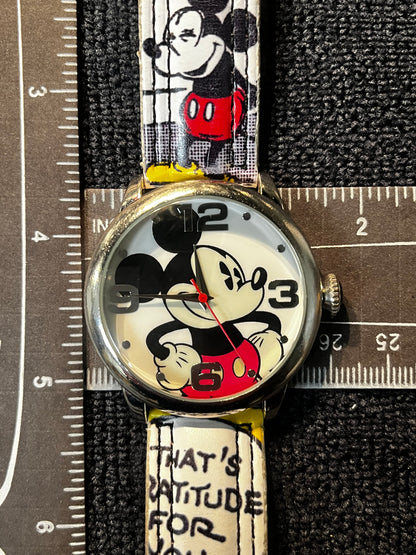 Mickey Mouse Disney Multicolor Cartoon Band Wrist Watch