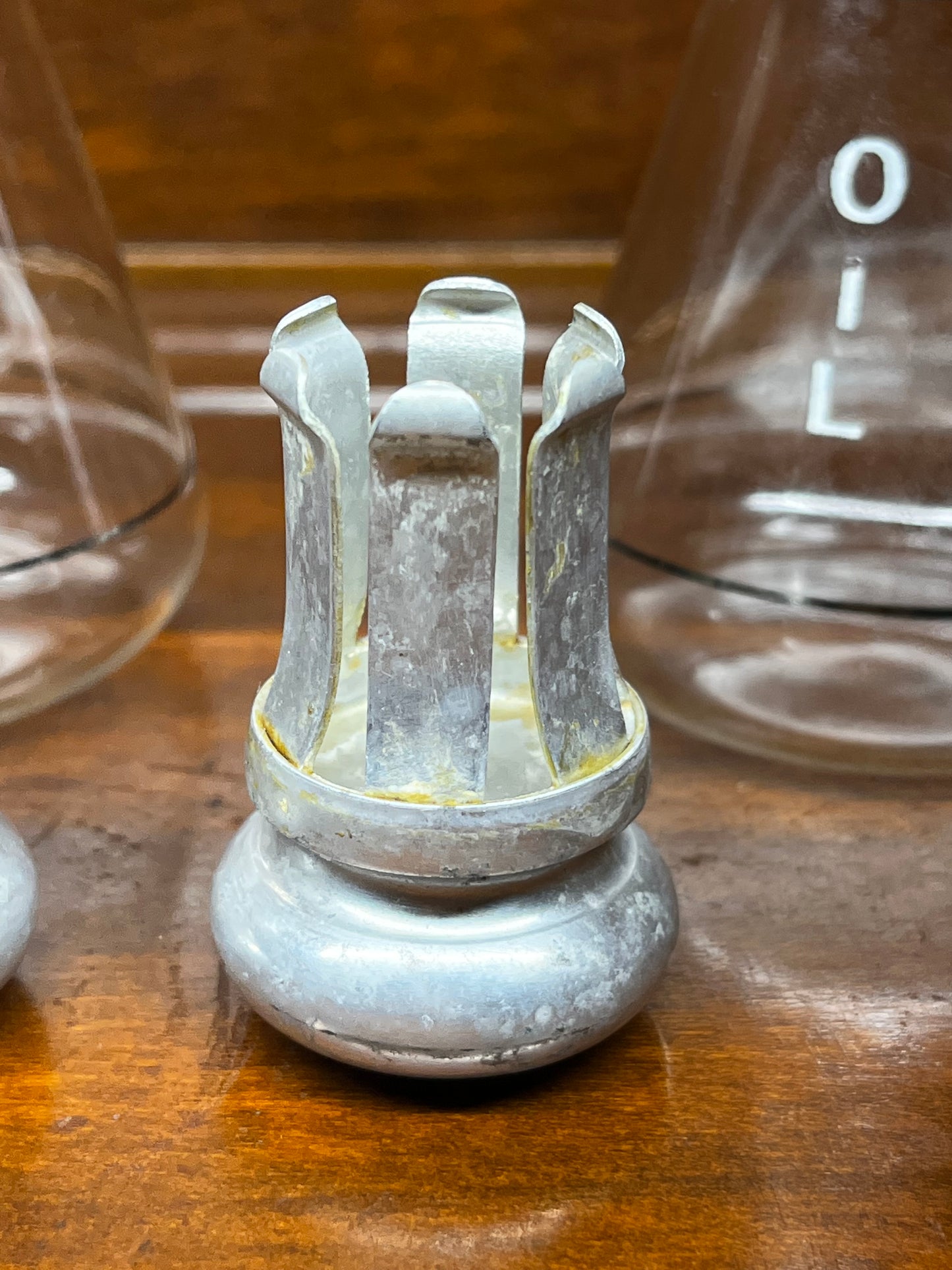 Vintage Oil and Vinegar Glass Bottles