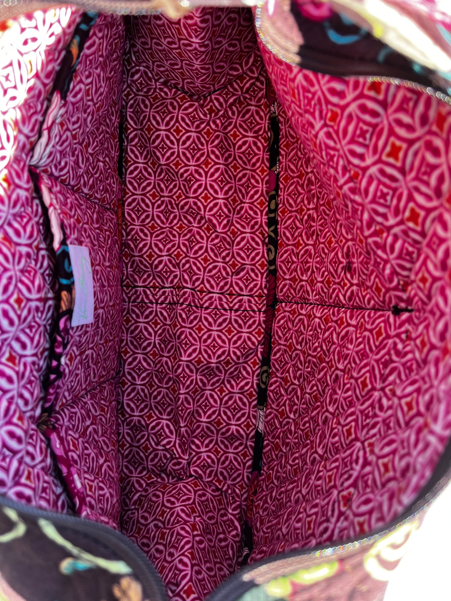 Floral Pink Mod Vera Bradley Pink Tote Purse