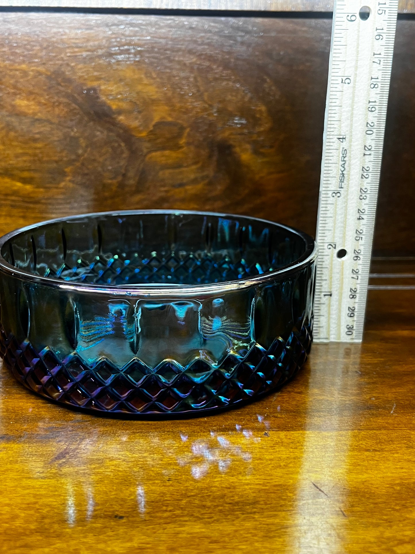 Vintage Carnival Glass Candy Bowl