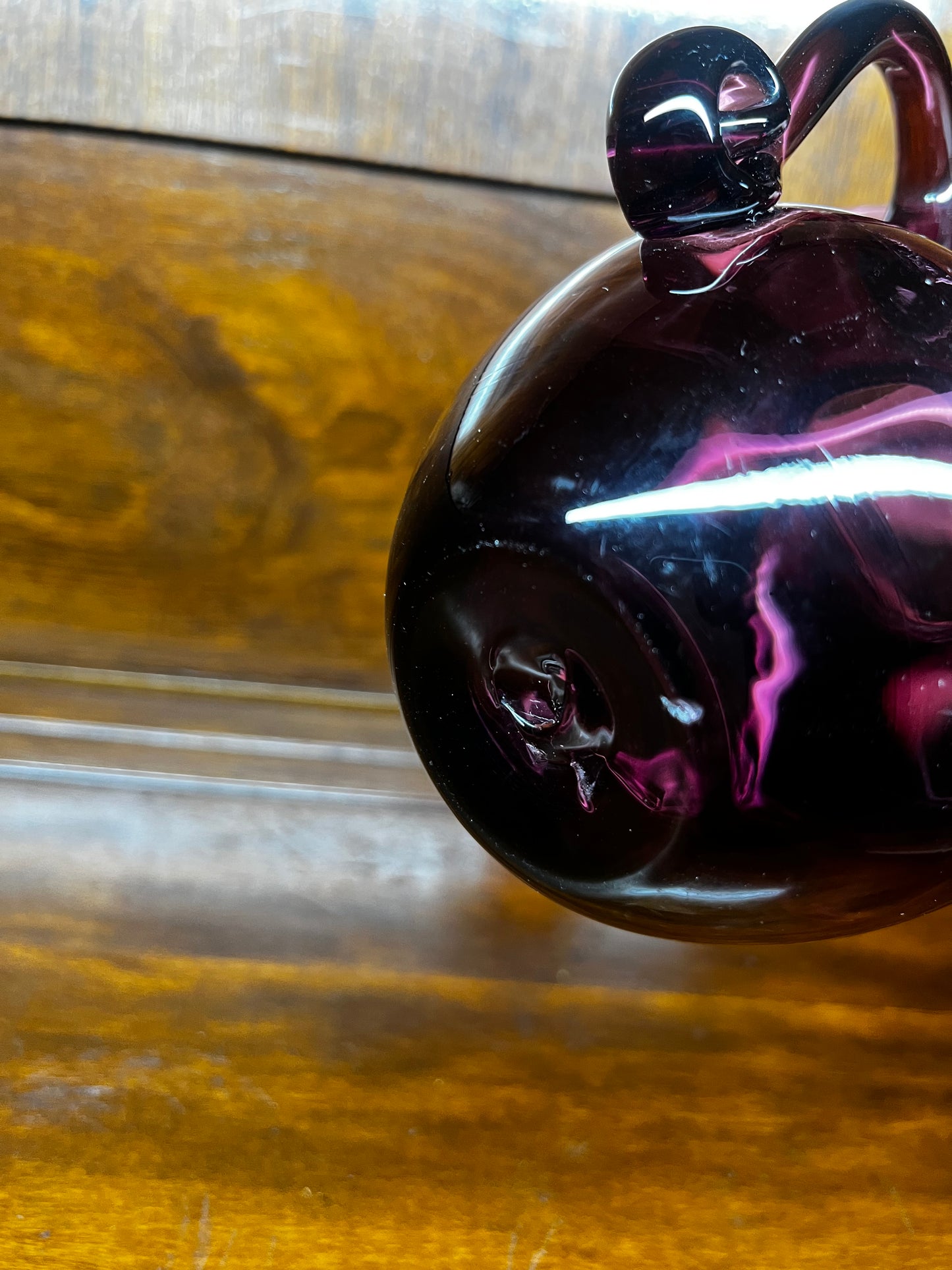 Vintage Hand Blown Purple Pitcher