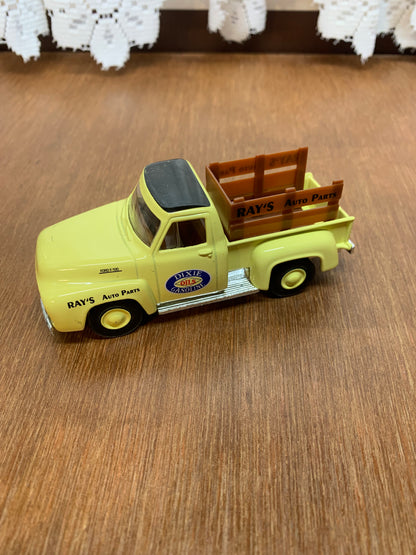 1955 Red Chevrolet 3100 Matchbox & 1953 Ford F-100 Yellow Ray's Pickup