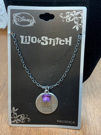 Lilo & Stitch Disney Ohana Means Family Necklace