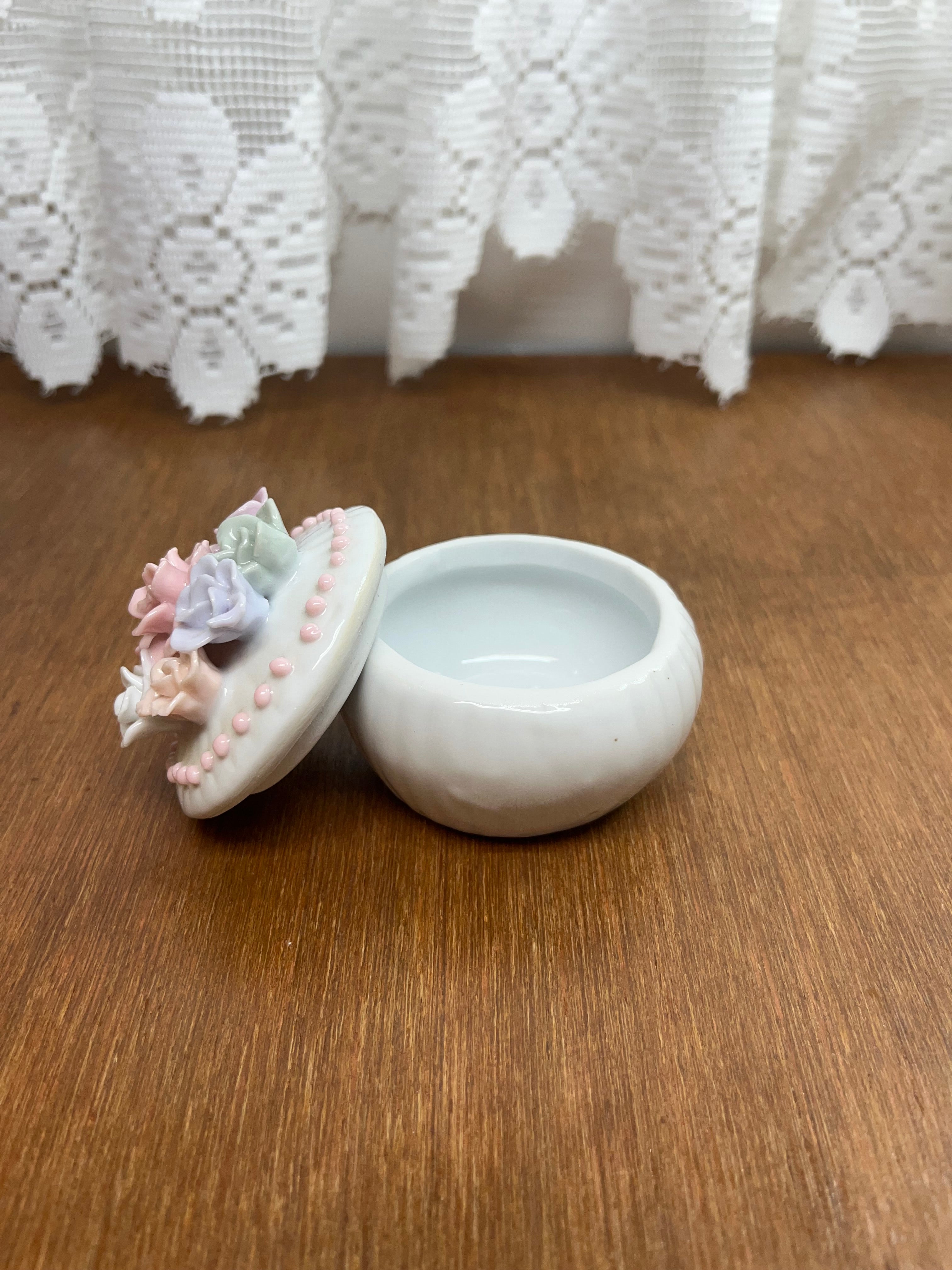 On sale Small Trinket Box Porcelain