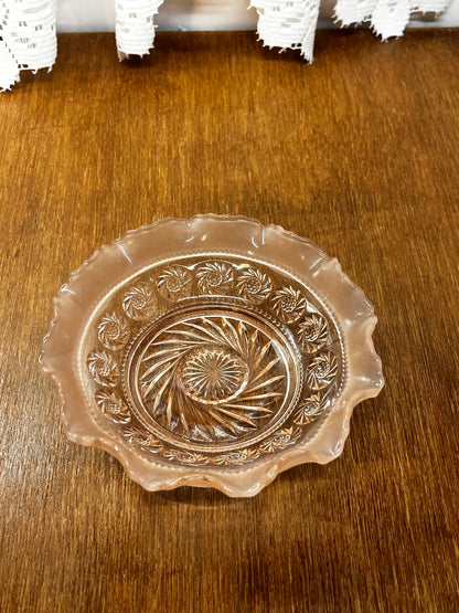 Vintage Light Pink Spin Wheel Candy Dish
