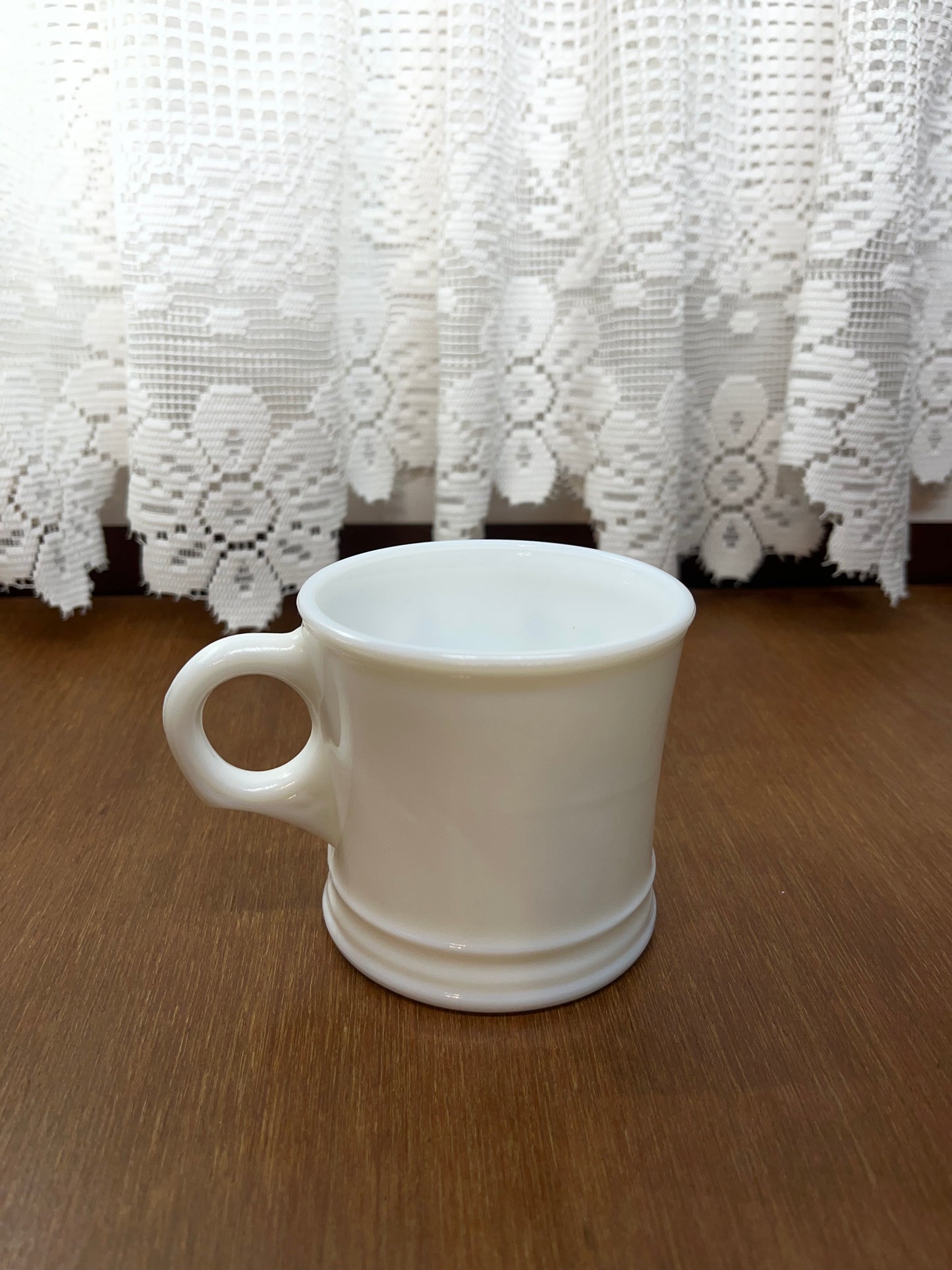 Vintage Stutz Bearcat 1914 Milk Glass Shaving Mug