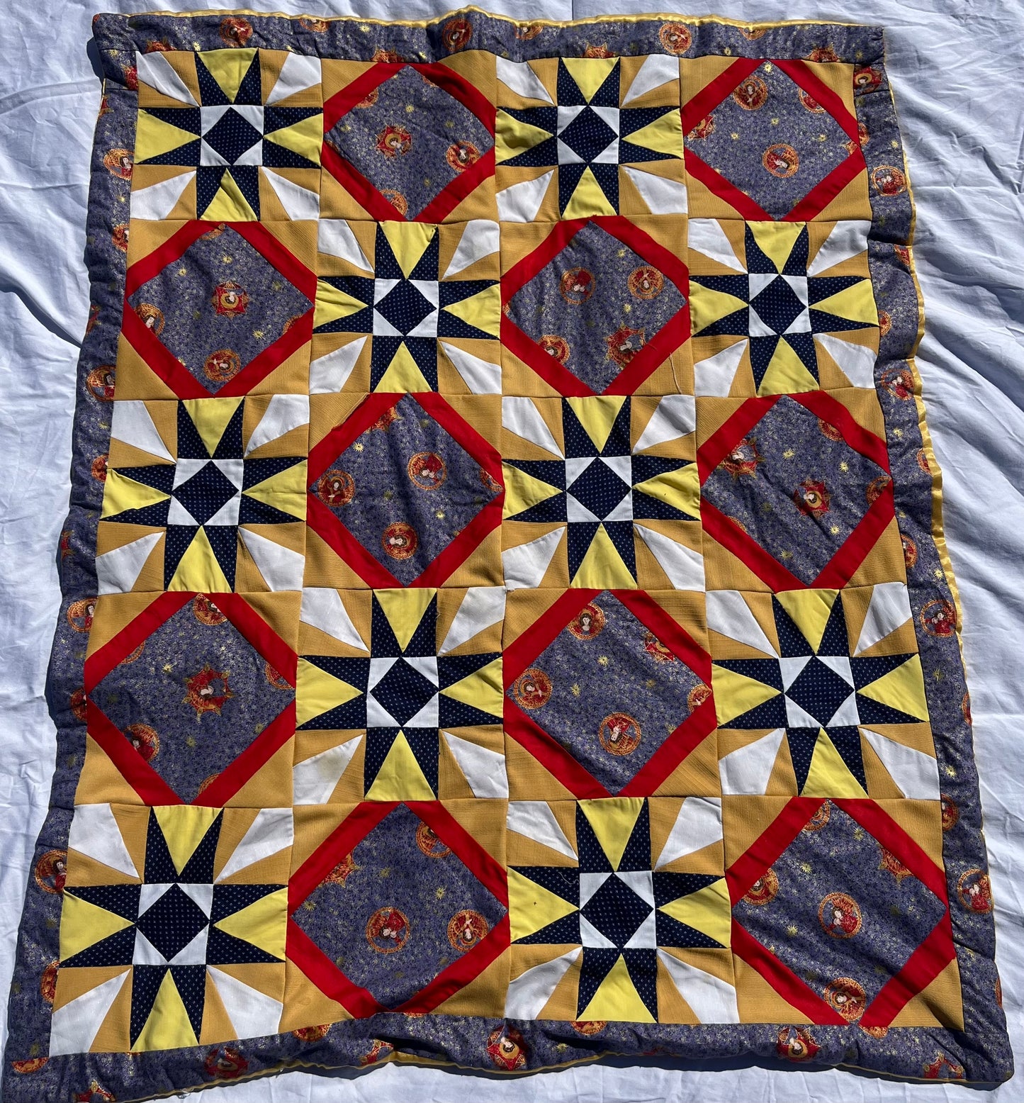 Beautiful Patterned Handmade Quilt