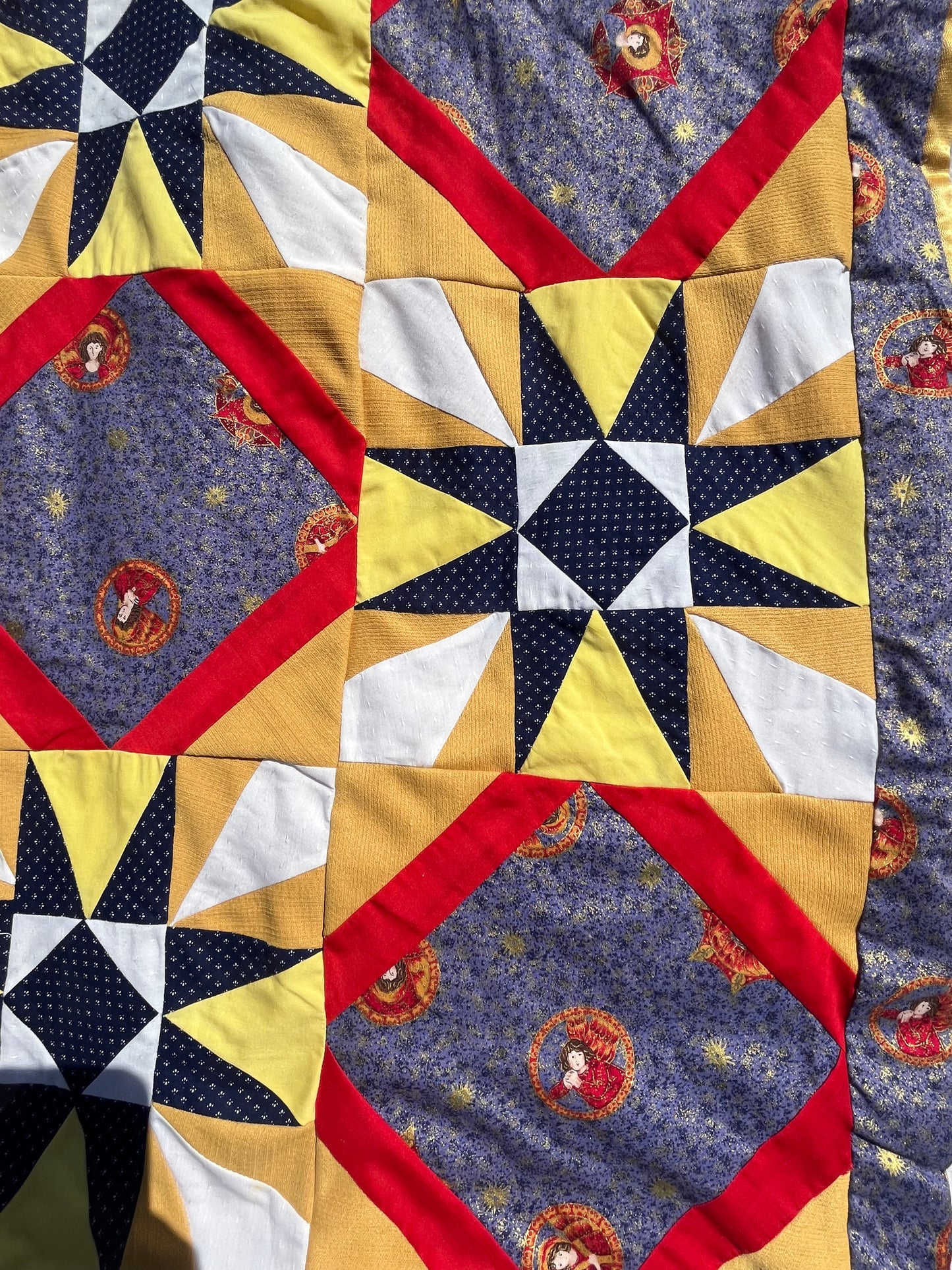 Beautiful Patterned Handmade Quilt