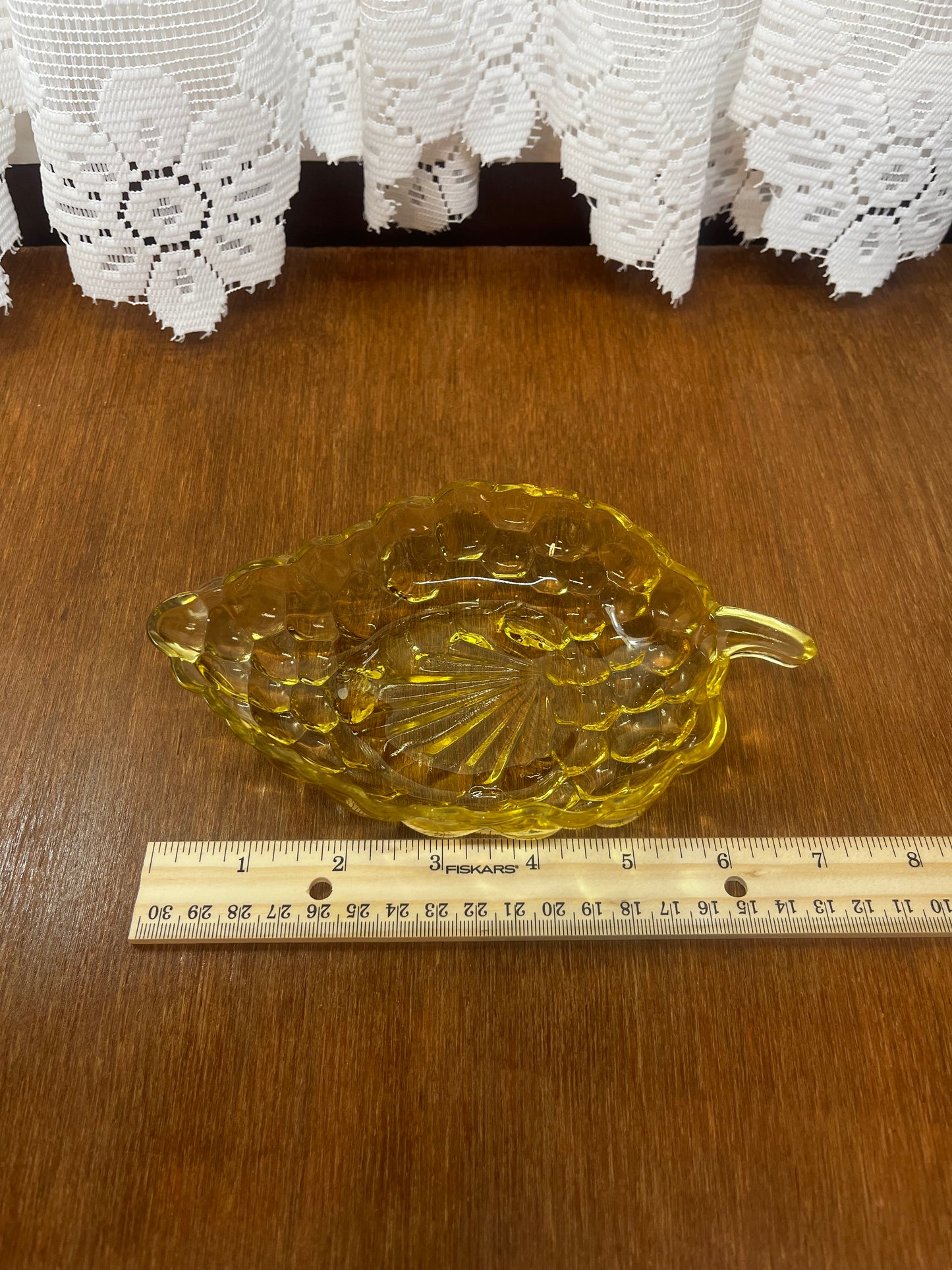 Vintage Yellow Grape Trinket& Candy & Nut Dish