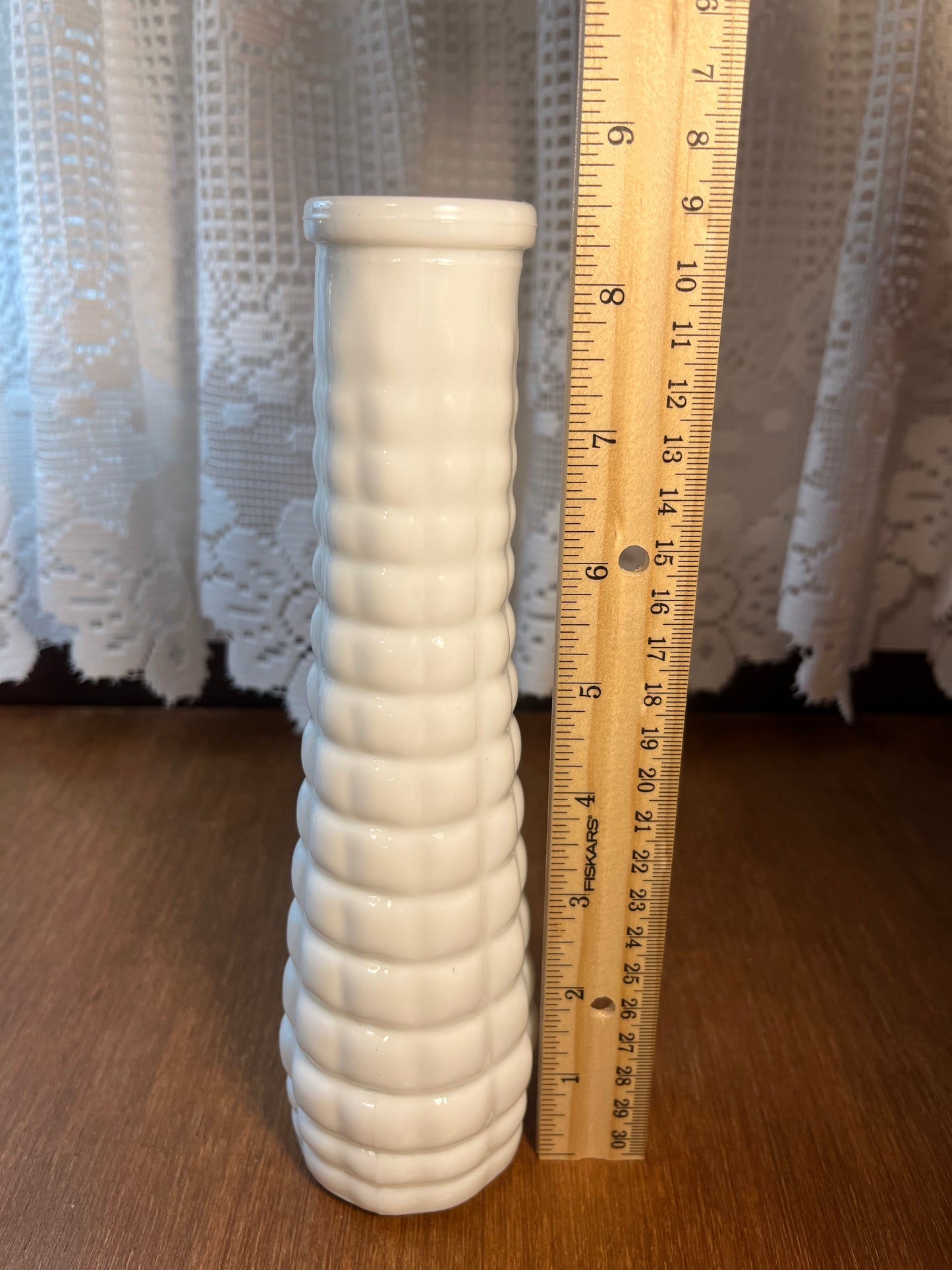 E.O Brody Milk Glass Bud Vase