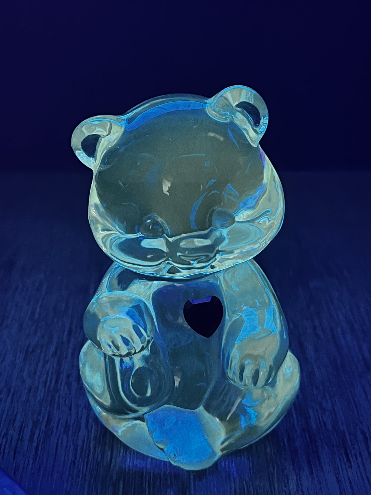 Art Glass Fenton July Birthstone Bear