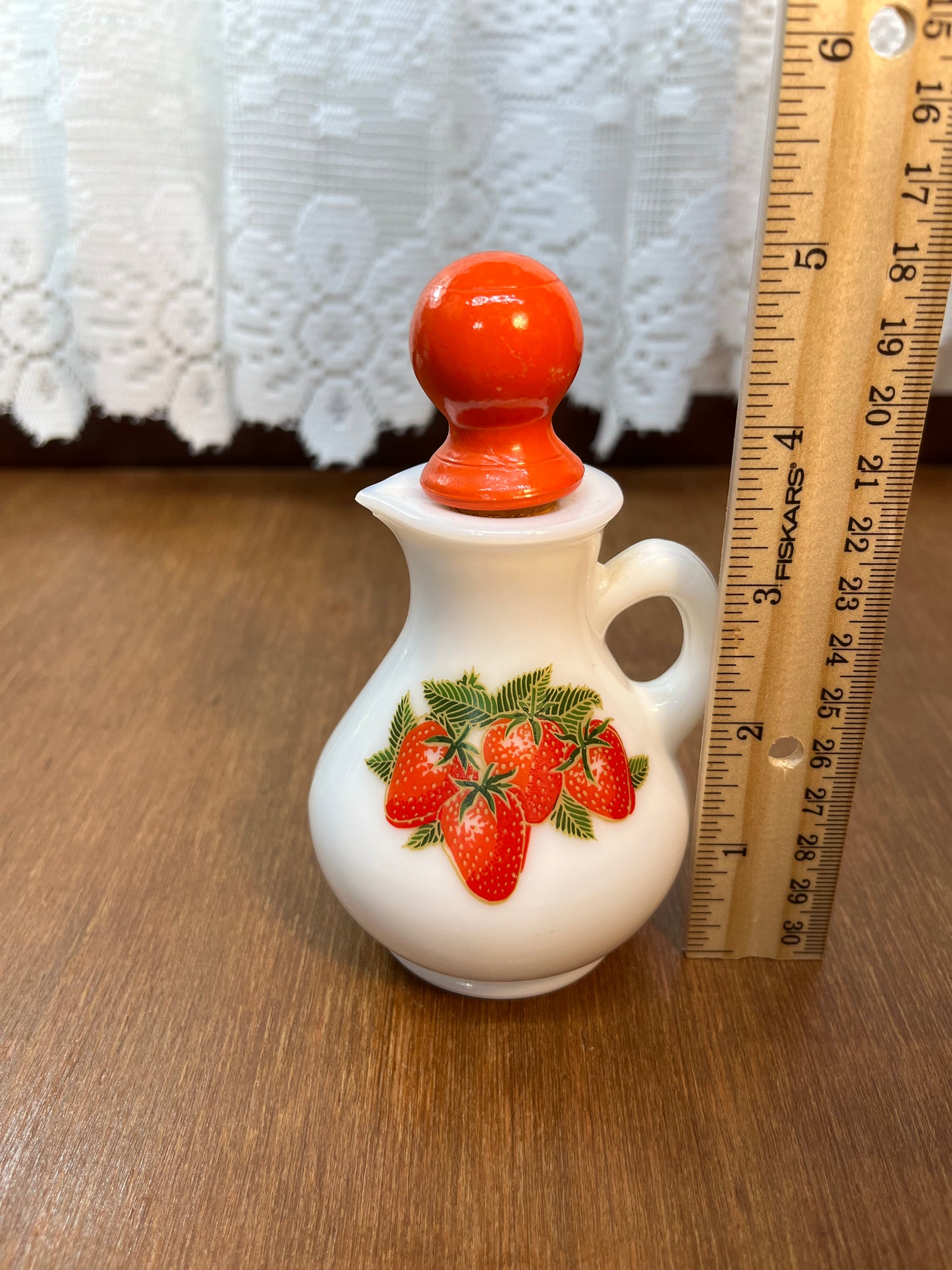 Vintage Strawberry Avon Mini Pitcher