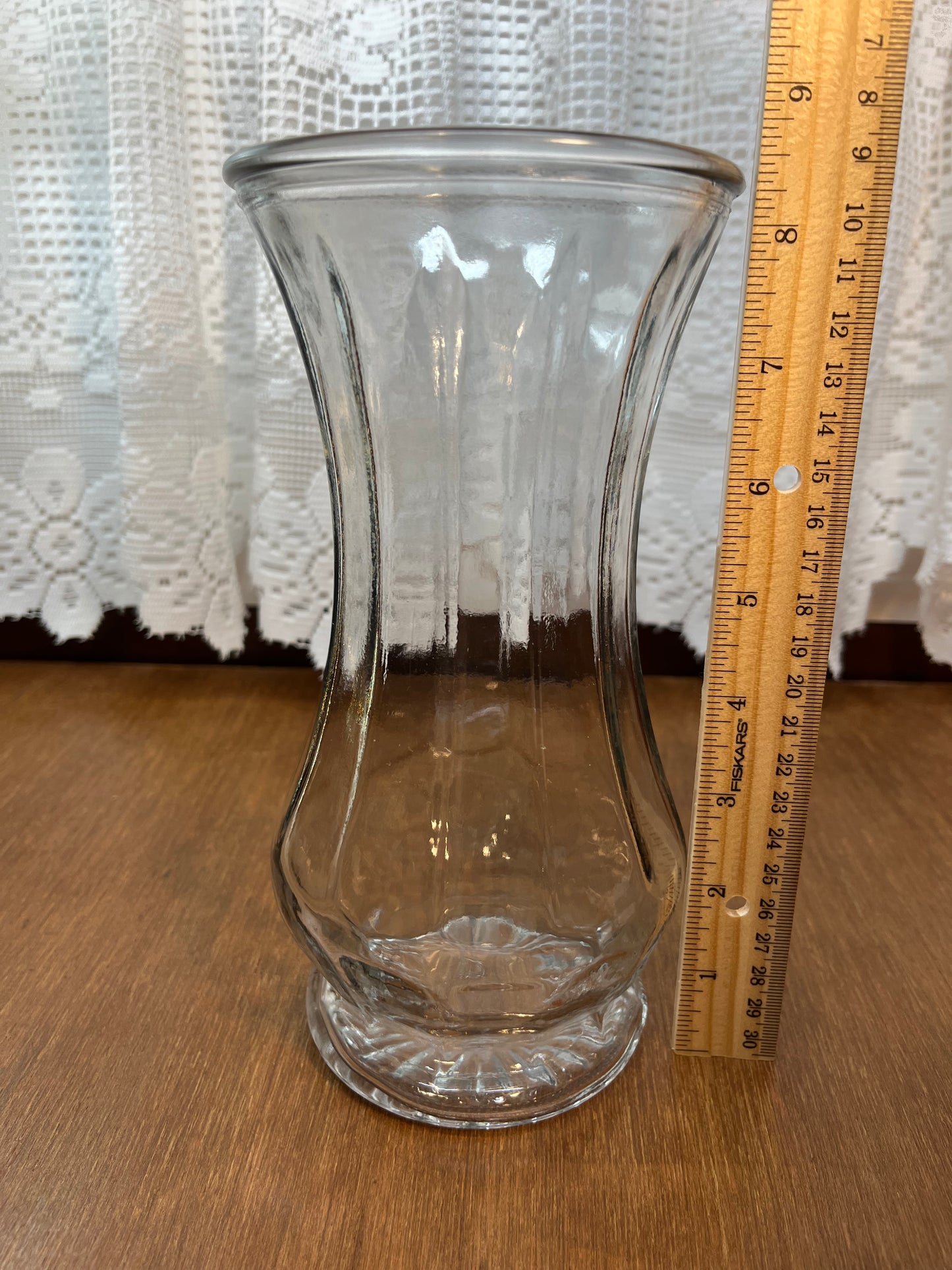 Vintage Hourglass Victorian Style Footed Vase