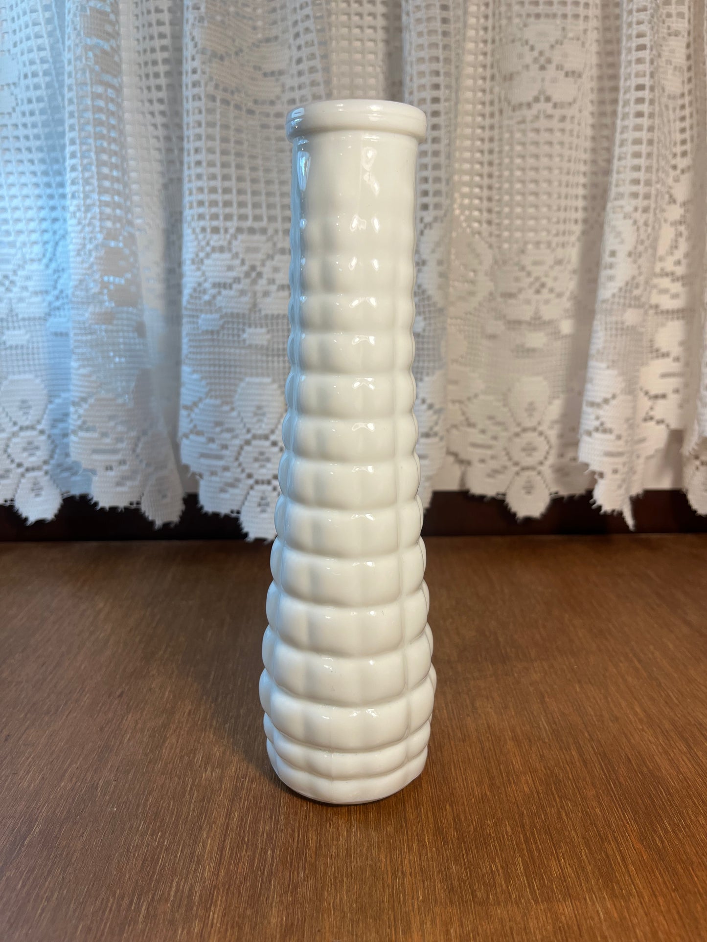 E.O Brody Milk Glass Bud Vase