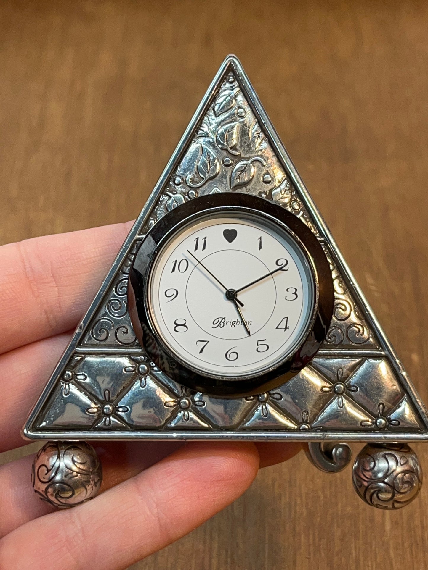 Vintage Brighton Triangle Clock