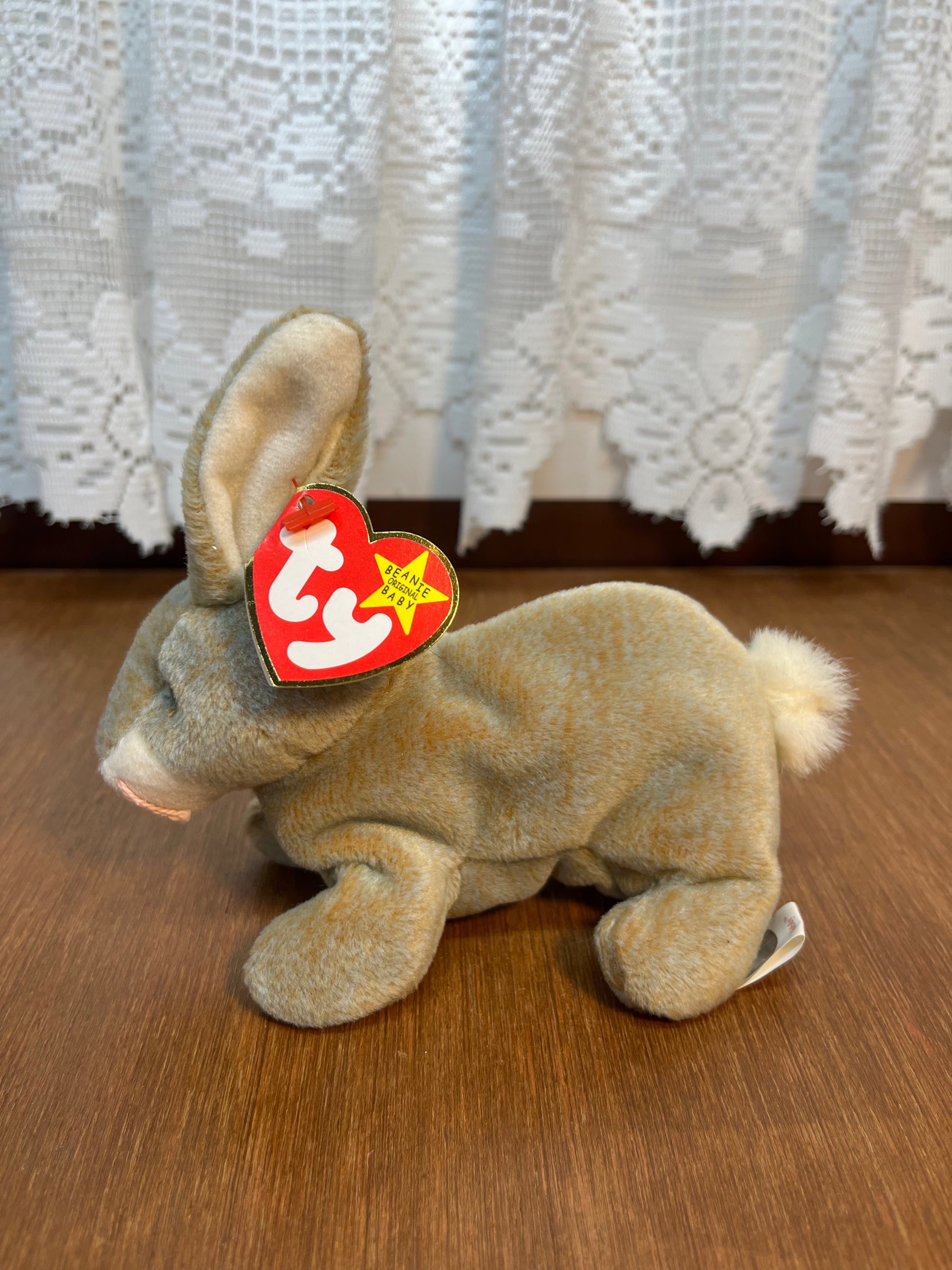 Nibbly Beanie Baby Ty Bunny With Tag Traveling with the Moon s