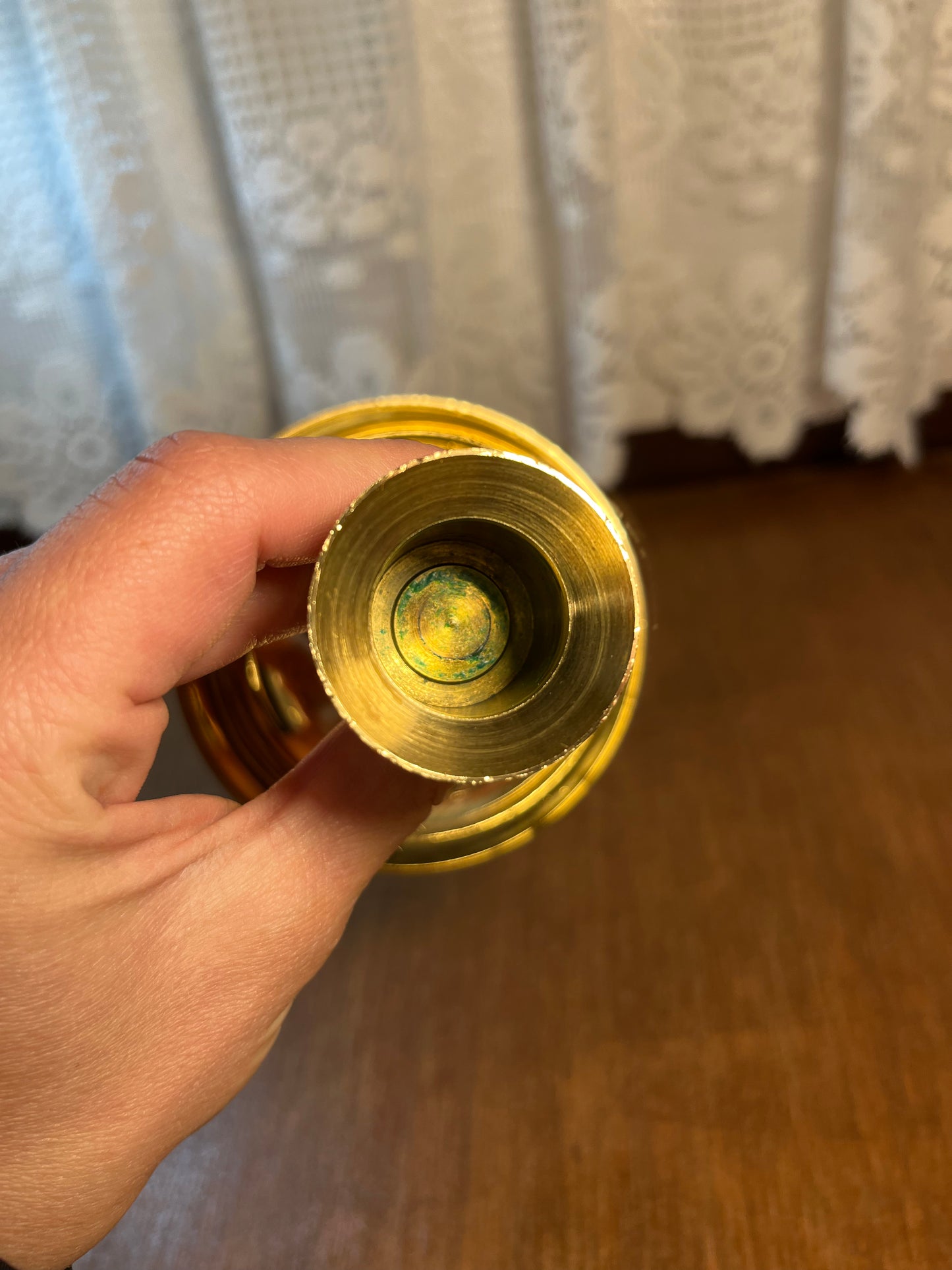 Vintage Brass Candle Stick Holder