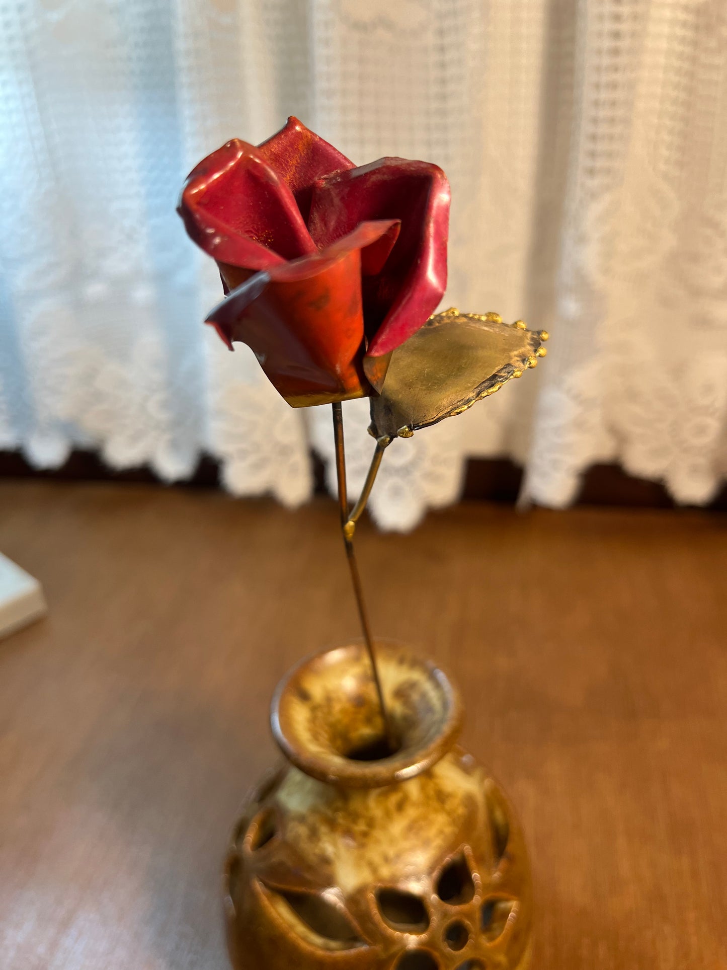 Vintage and Rare Montana Copper Shop Rose