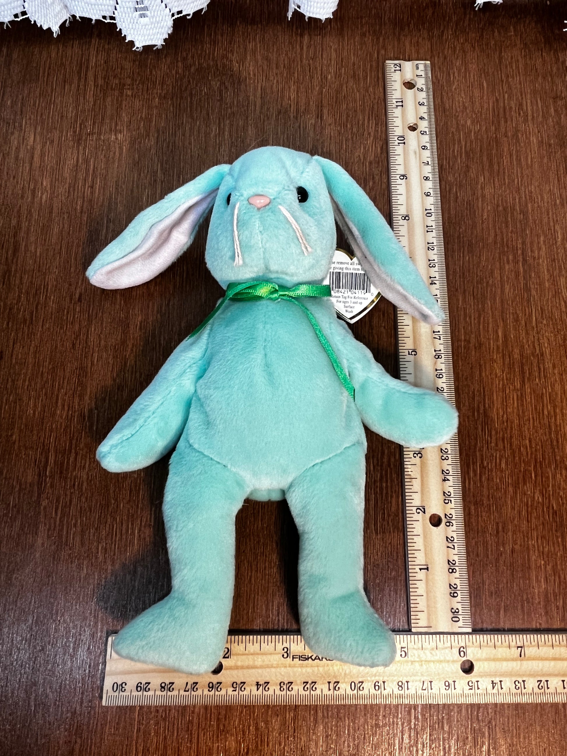 Hippity Beanie Baby Ty Bunny With Tag Traveling with the Moon s