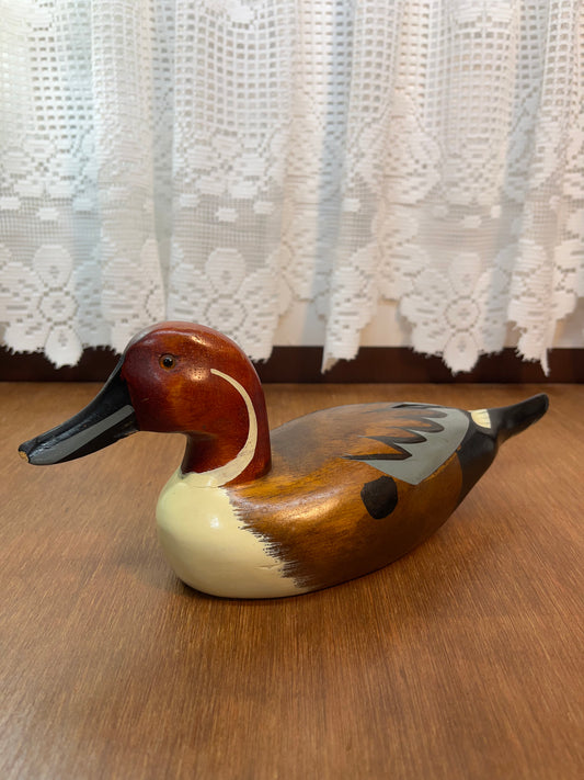 Hand Painted Wild Life Wooden Duck