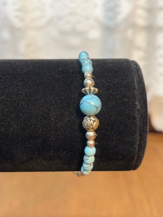 Beaded Turquoise Bracelet