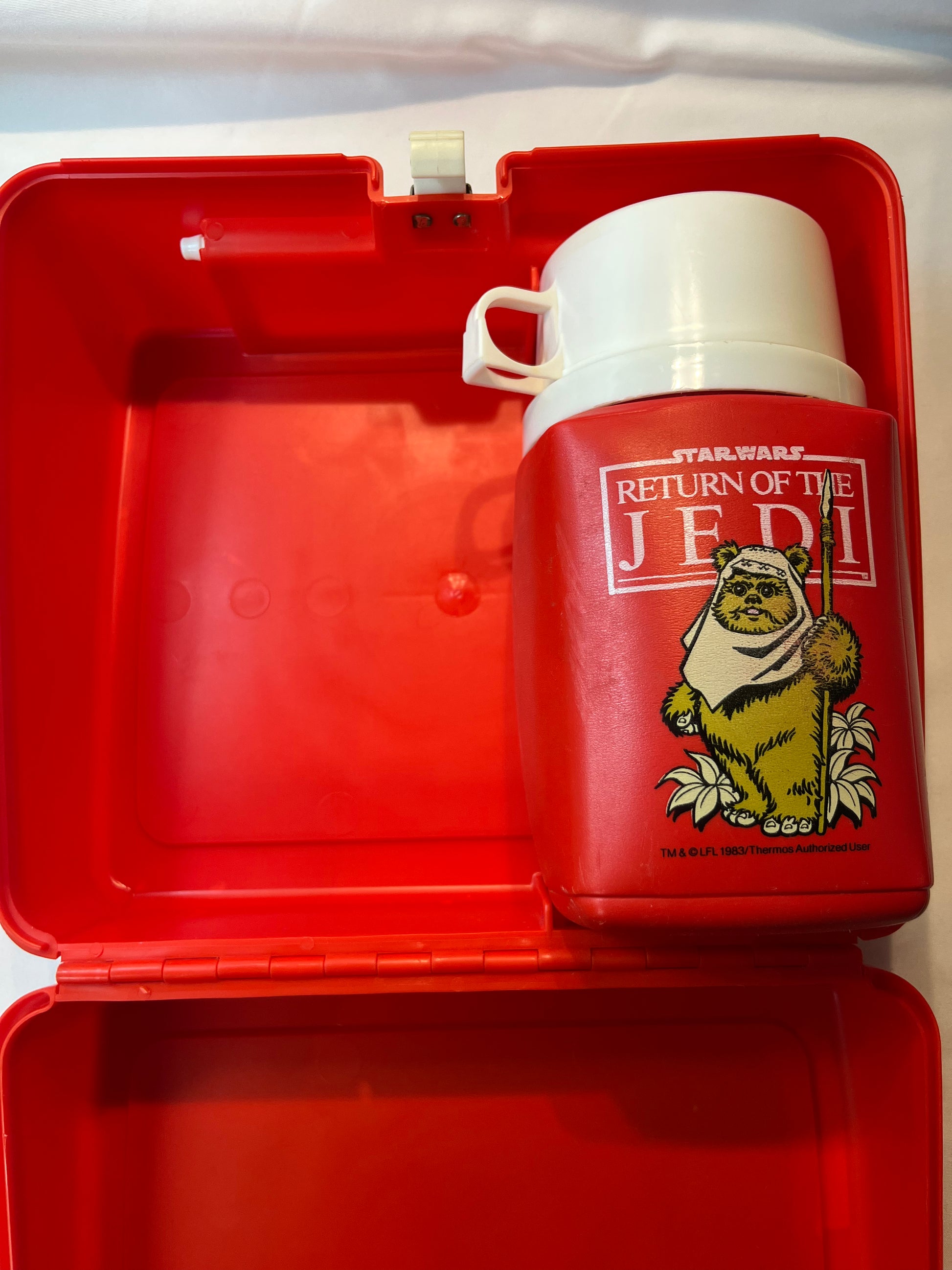 Vintage Star Wars RETURN OF THE JEDI Metal Lunch Box CHEINCO Made in USA