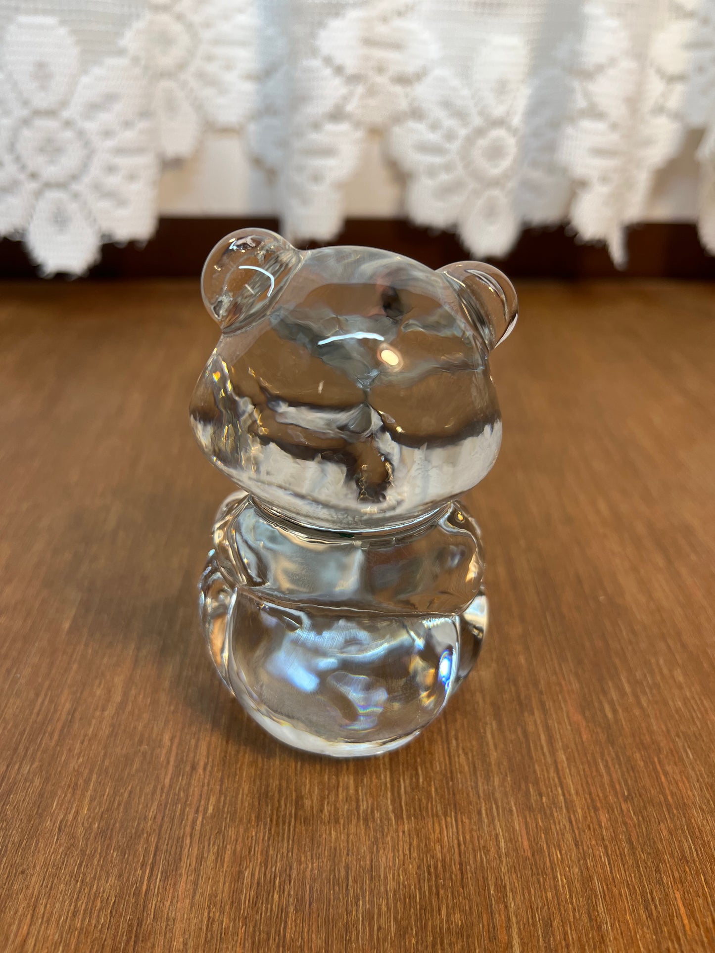 Art Glass Fenton May Birthstone Bear