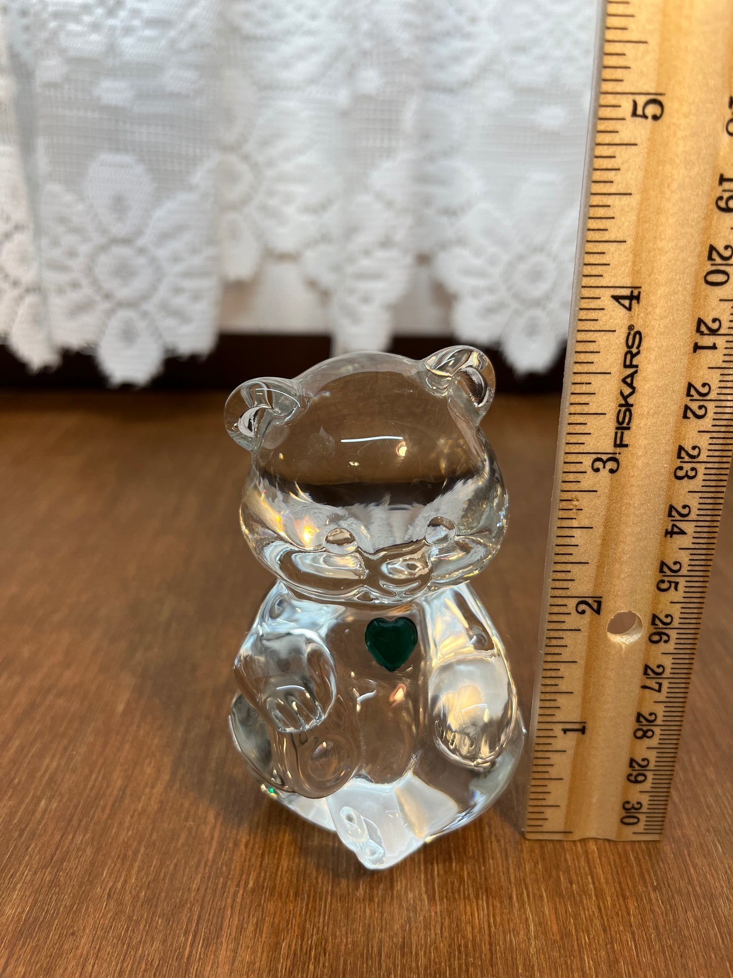 Art Glass Fenton May Birthstone Bear