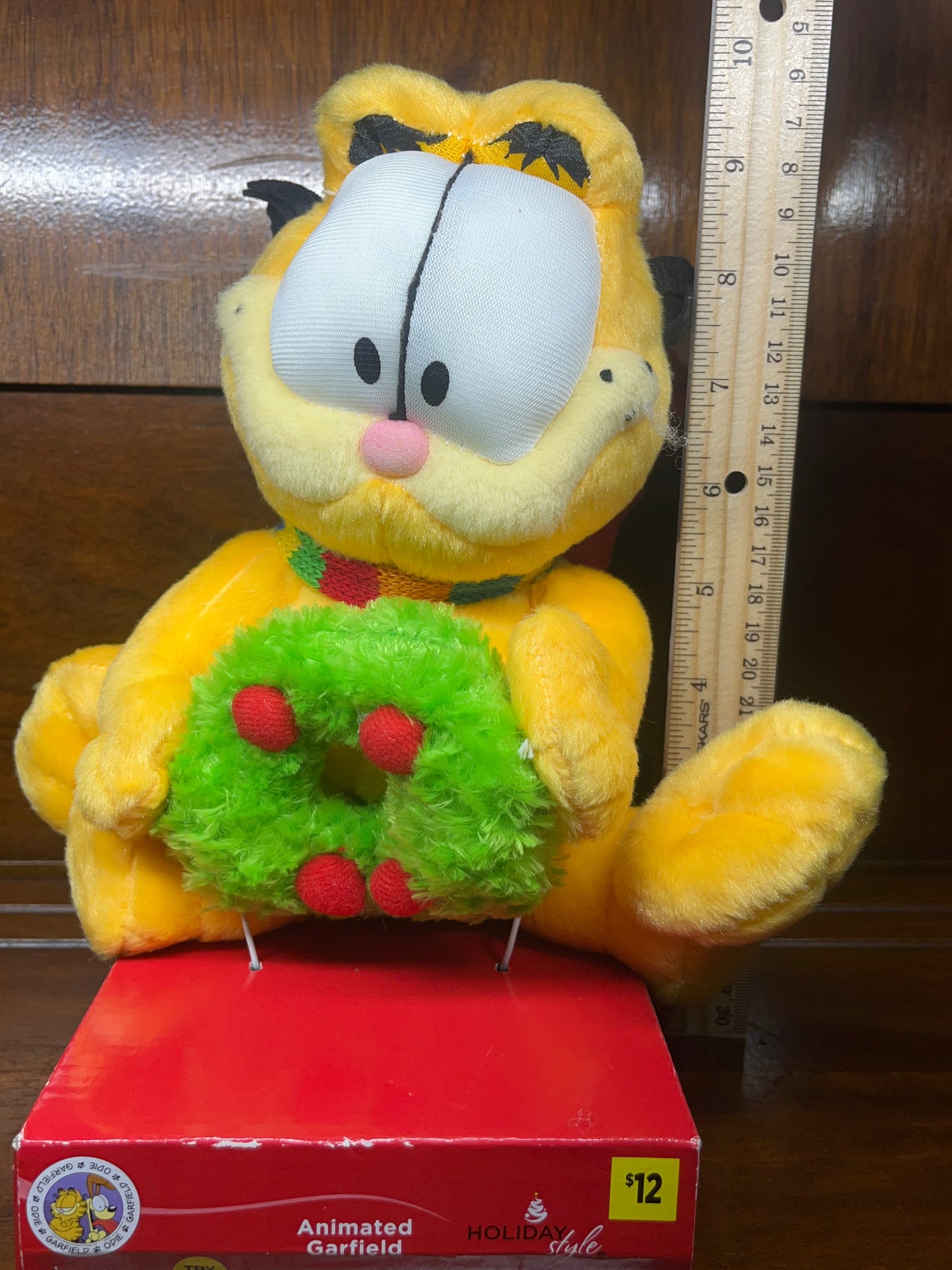 Christmas Animated Dancing Garfield Holiday Plush