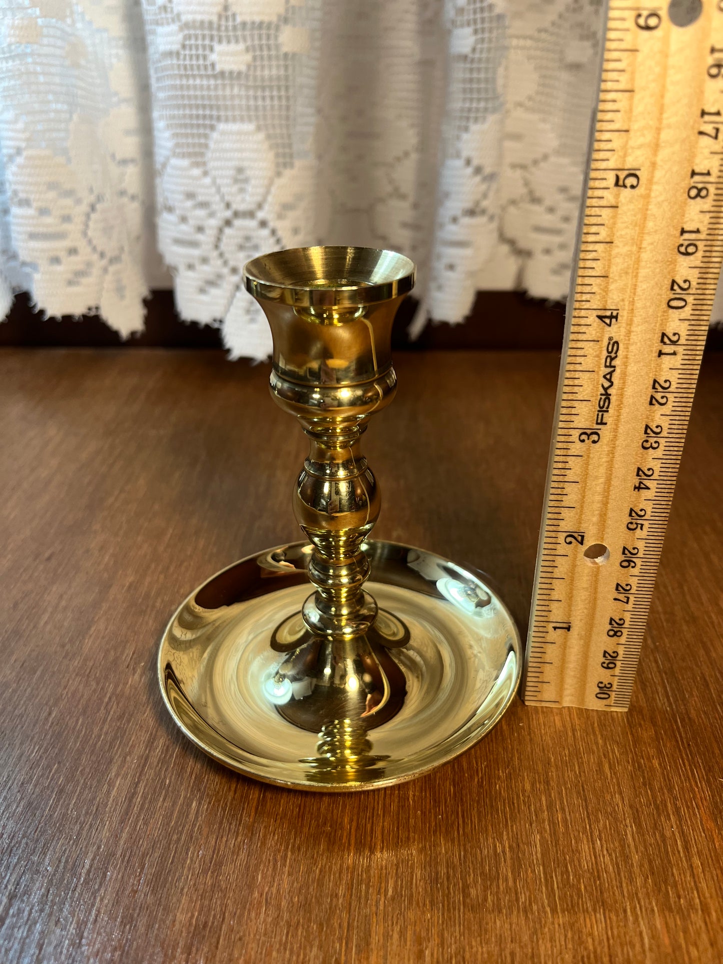 Vintage Brass Candle Stick Holder