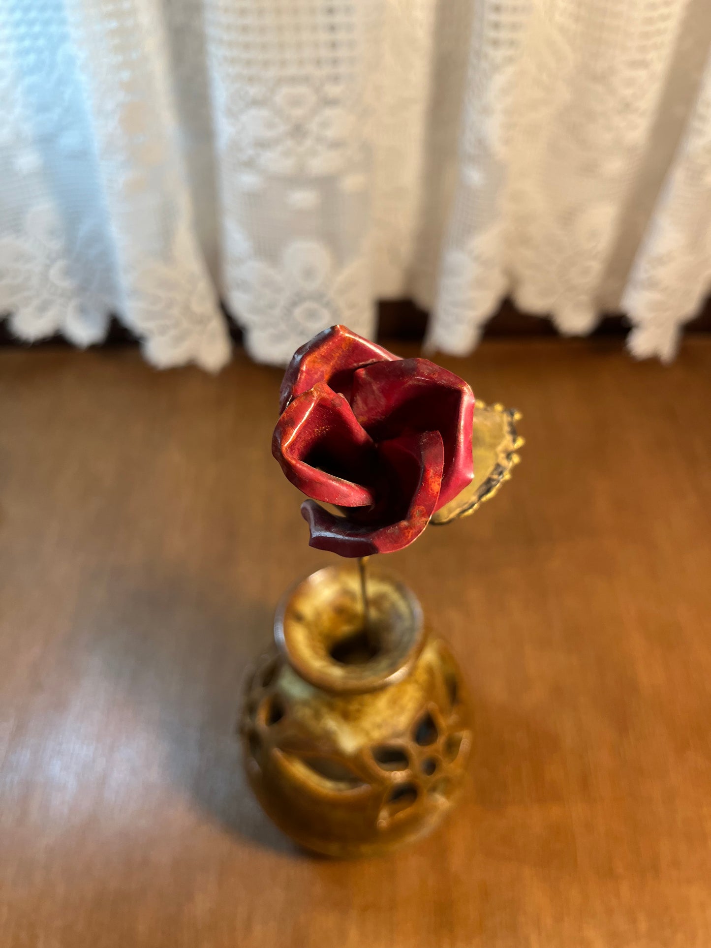 Vintage and Rare Montana Copper Shop Rose