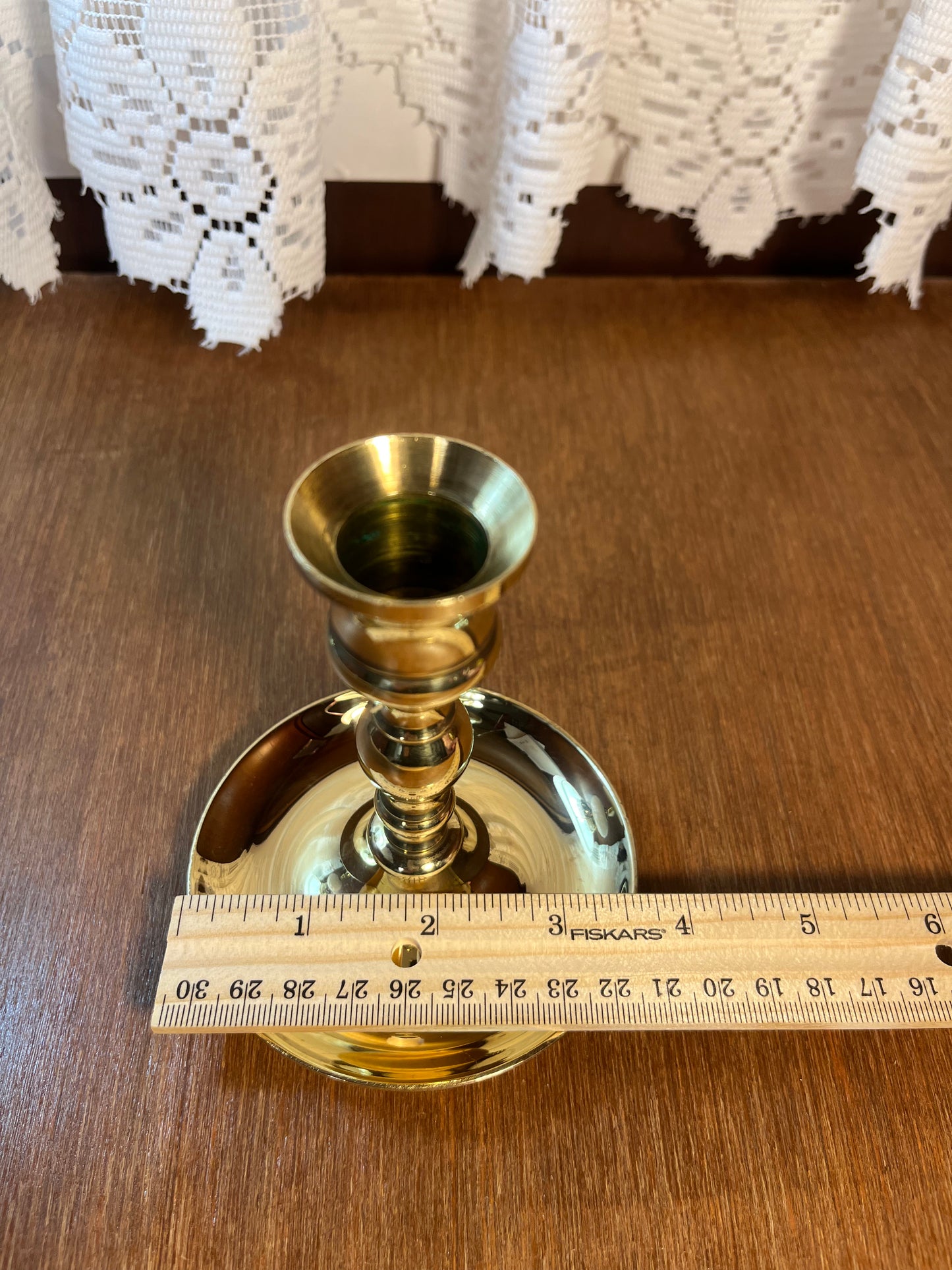 Vintage Brass Candle Stick Holder